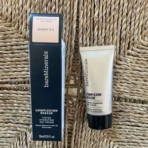 BareMinerals Comp Rescue Tinted Hydrating Gel Cream Wheat 4.5 - 0.5 fl oz NEW
